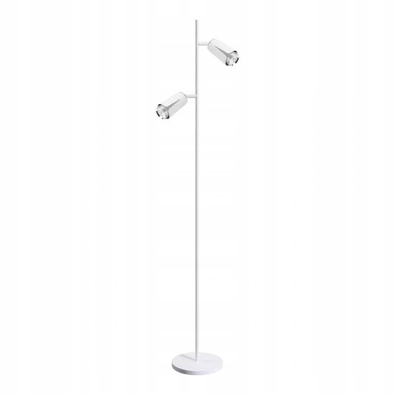 Milagro Flower White Chrome Podlahová Lampa 2xGU10 Stojací lampa 1 ks