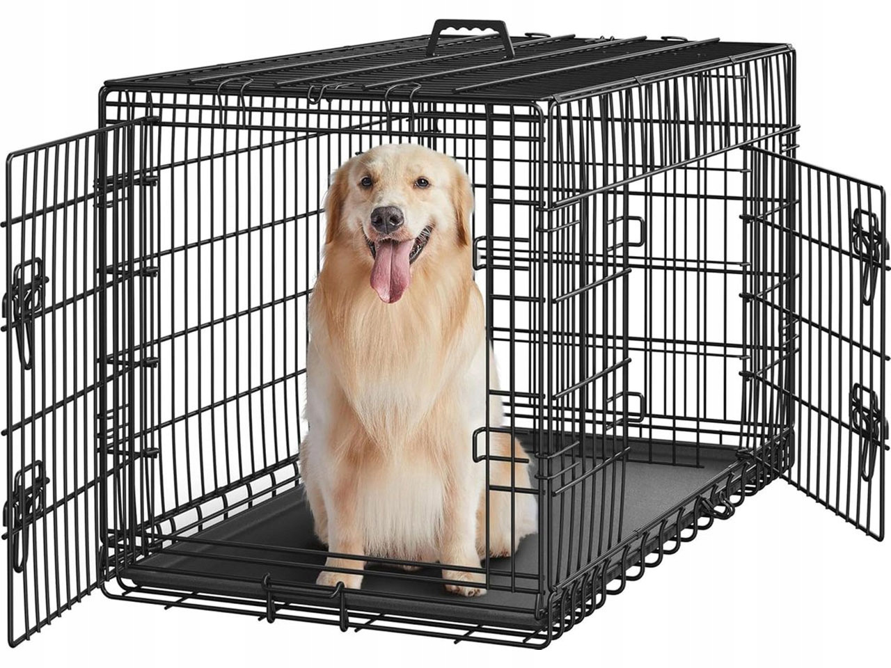 Krabička pro psy, nádoba s přepážkou pro štěně