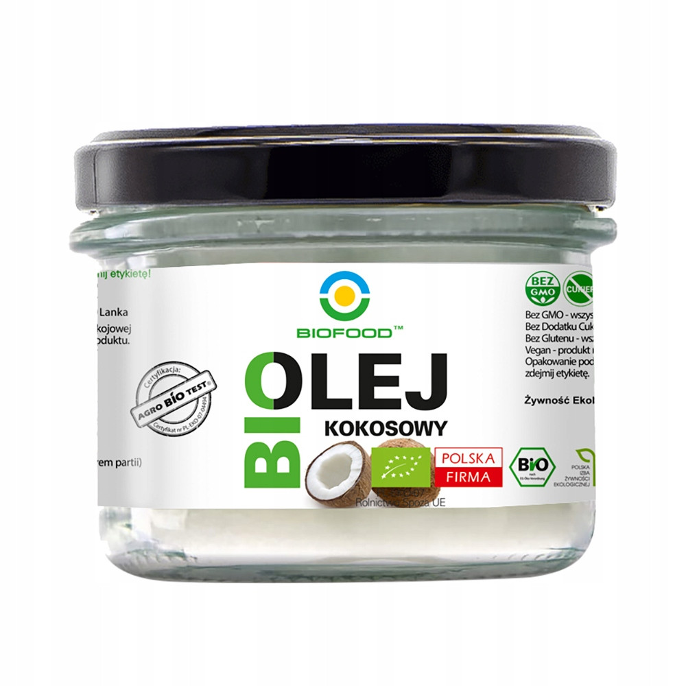 Bio Food Rafinovaný kokosový olej Bio 180 ml Set: 6 ks