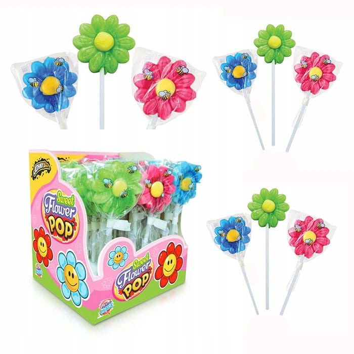 Lízátka Johny Bee Flower Pop Lízátko Kytička Na Den Žen 30KS