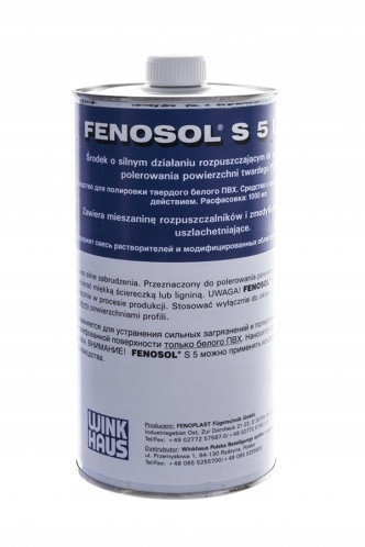 Fenosol S-5 čisticí prostředek na mytí Pvc oken a dveří