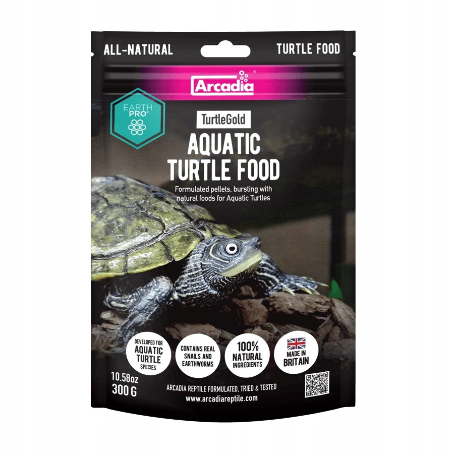 Arcadia Earth Pro Turtle Gold 300g Výživné Krmivo pro vodní želvy