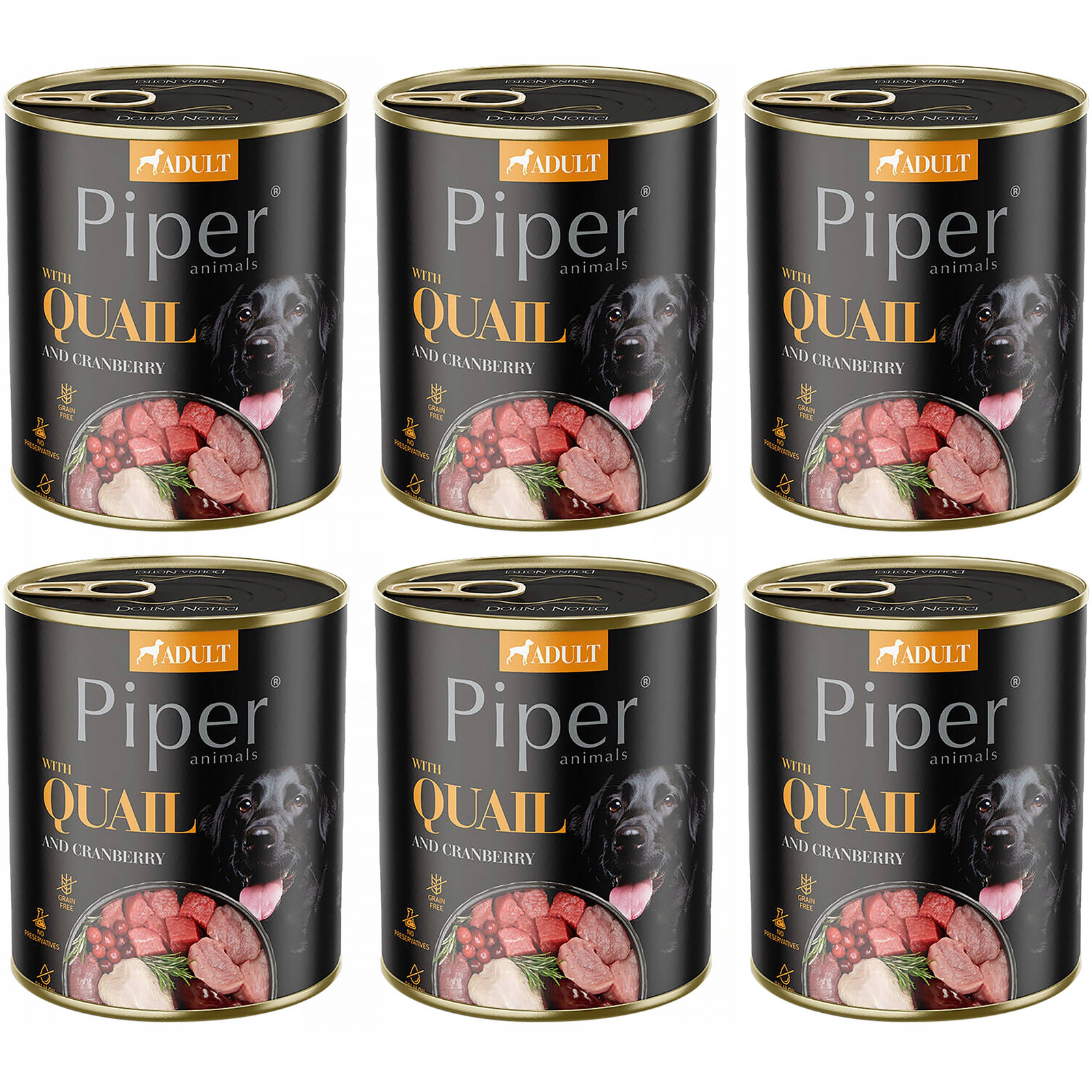 Piper Dolina Noteci Křepelka 6 X 800 g