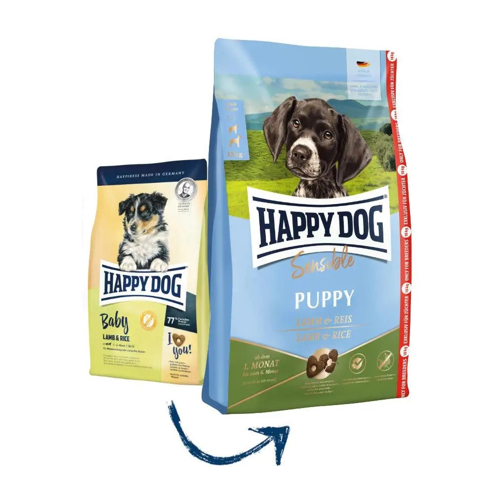 Profi Sensible Puppy suché krmivo pro štěňata, 1-6 měsíců, jehněčí/rýže, 18 kg