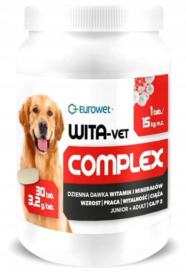 Vita-Vet Complex CA/P=2 3,2g 30tabl. vitamínový přípravek