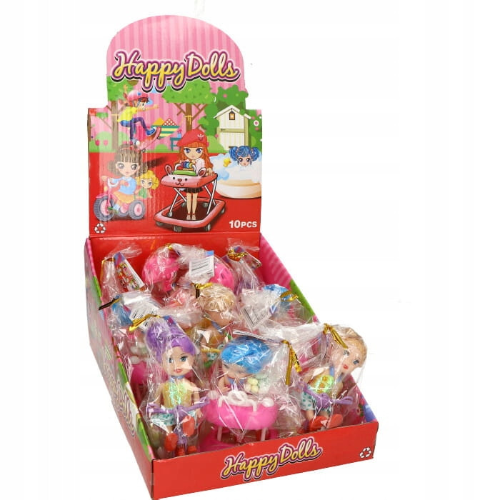 Happy Dolls Komprimát+hračka 10 Ks (5G)