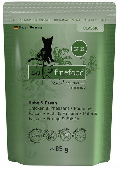 Catz Finefood Classic N.15 Kuře a Bažant Set 16x85g