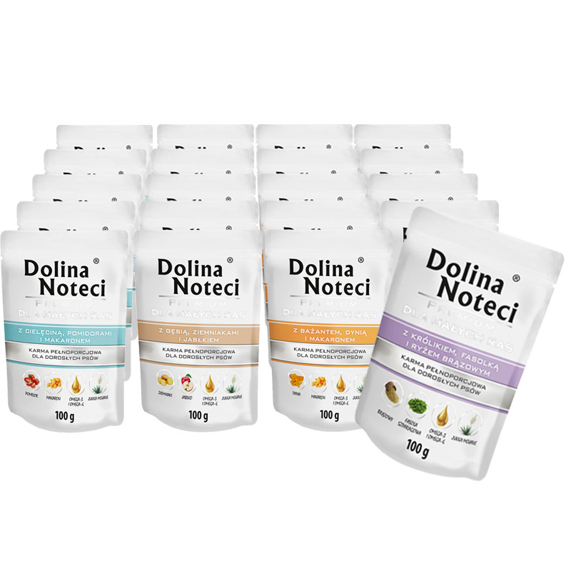 Dolina Noteci Malá plemena Mix chutí 20x100g