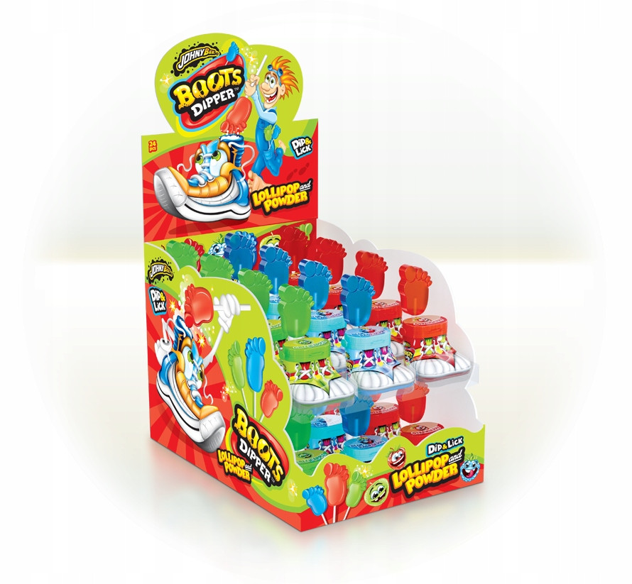 Lízátko Máčené V Prášku-boots 30GR X 24KS OP.720