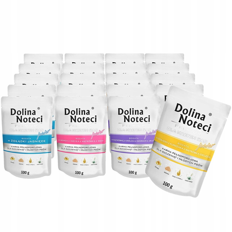 Dolina Noteci Junior Malá plemena MIX Chutí 20x100g