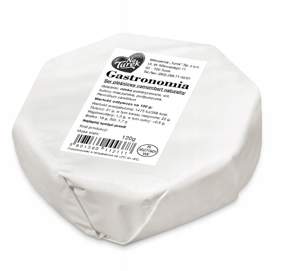 Naturek Camembert gastronomie přírodní 18 x 120 g
