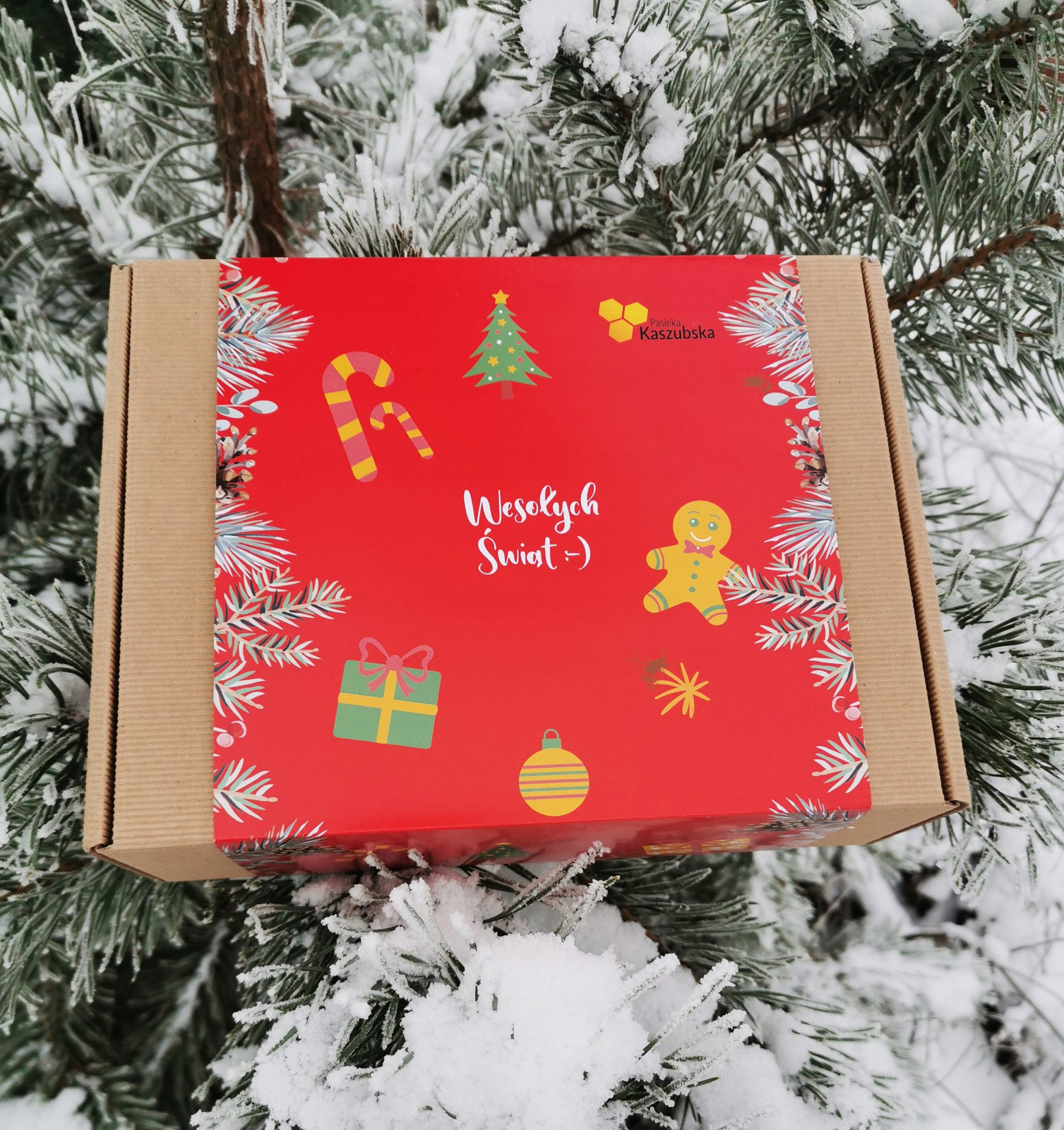 Sada 2 medů 400g v krabičce Pasieka Kaszubska