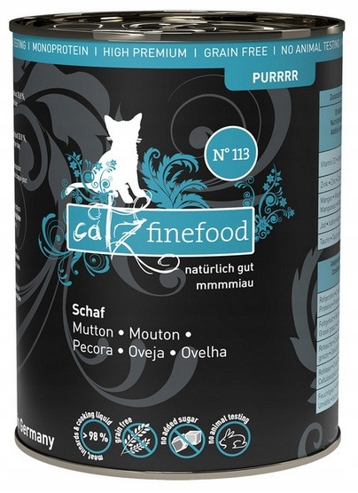Catz Finefood Purrrr N.113 Ovce plechovka Set 6x400g