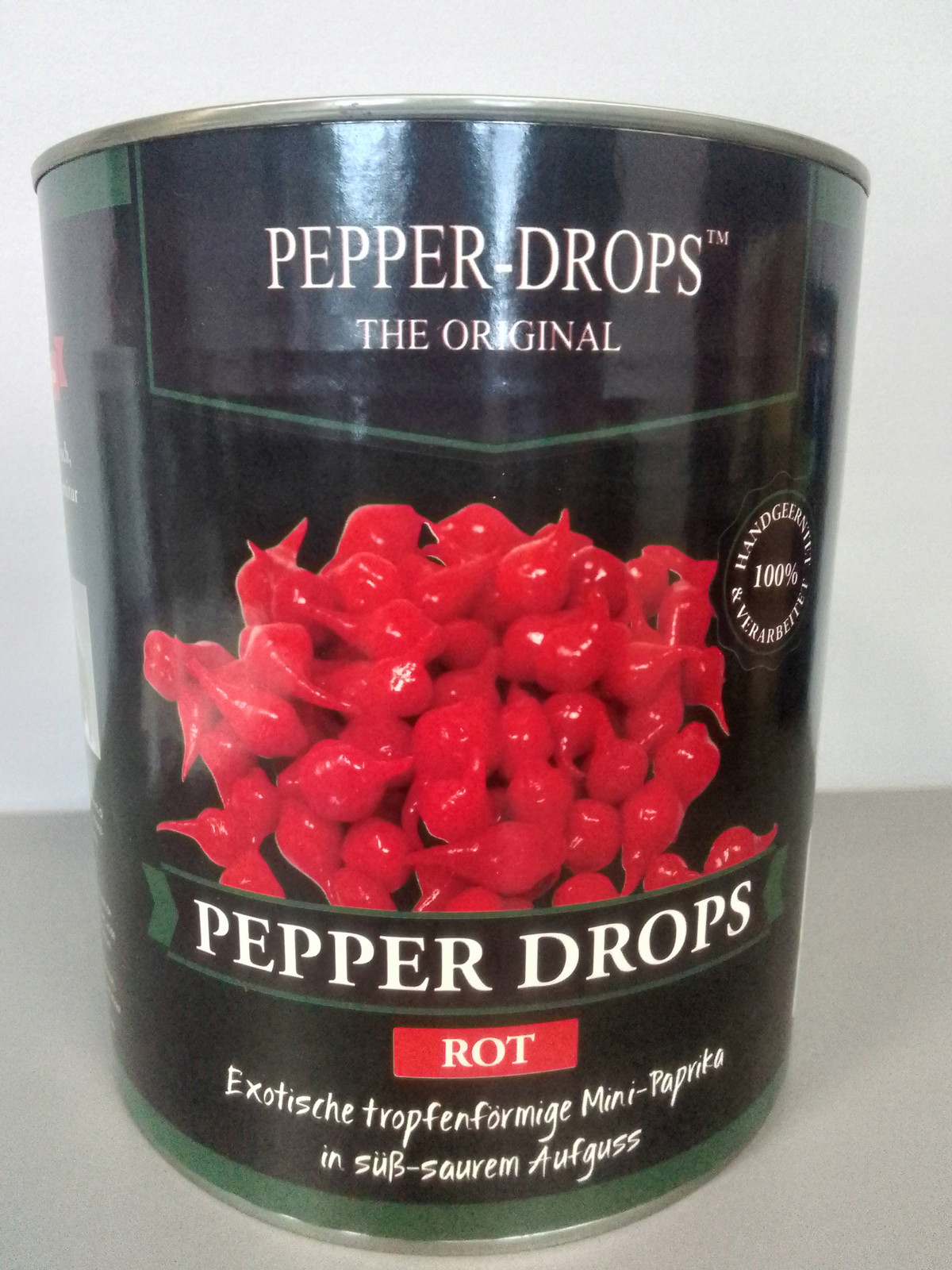 Papričky Dekorativní, sladké červené papričky ve sladkokyselém nálevu