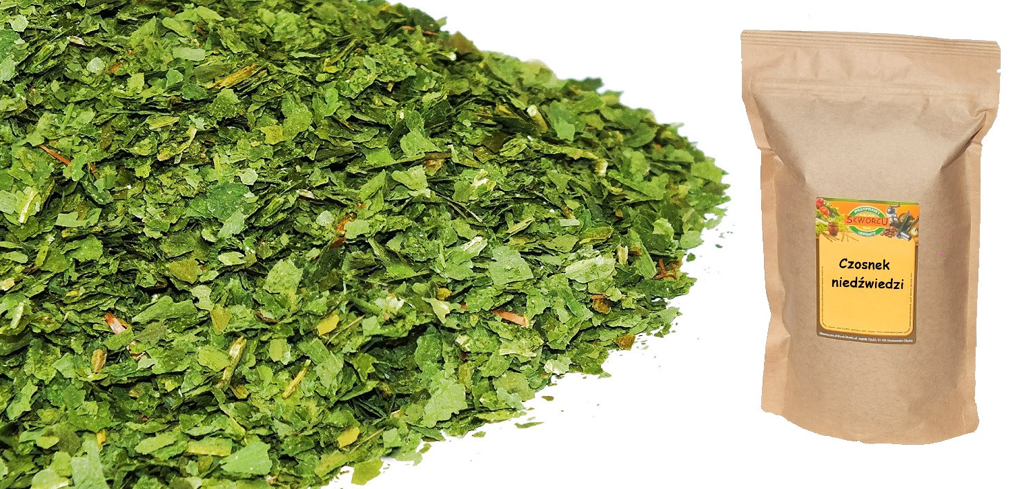 Česnek medvědí 1 kg sušená bylina Paka od Skworcu