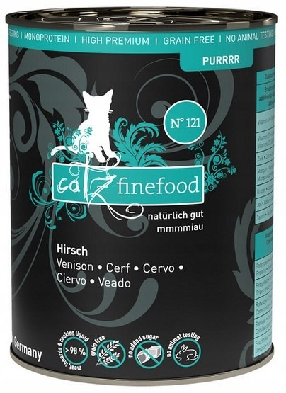 Catz Finefood Purrrr N.121 Jelen plechovka Set 6x400g