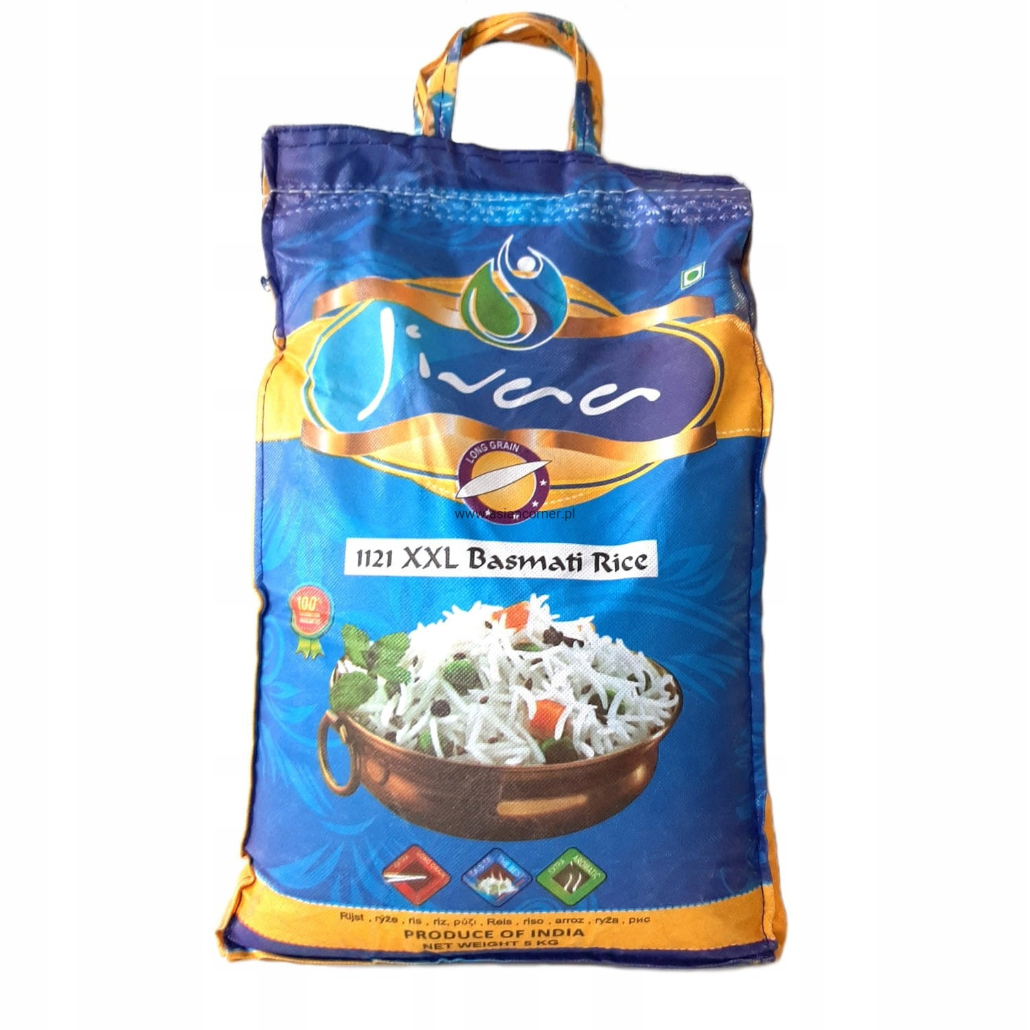 Rýže Basmati dlouhozrnná Jivaa 5 kg
