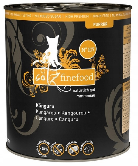 Catz Finefood Purrrr N.107 Klokan plechovka Set 6x800g