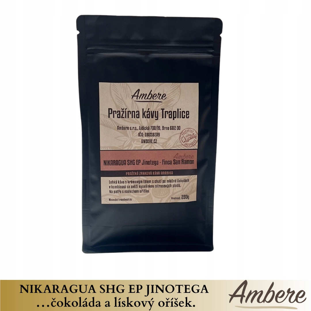 Ambere Káva Nikaragua Shg Ep Jinotega Finca San Ramon 1000g