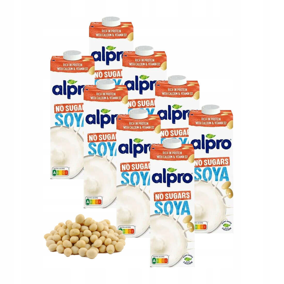 Rostlinný nápoj Alpro No Sugars Soya Alpro Sójové bez cukru 8x1l