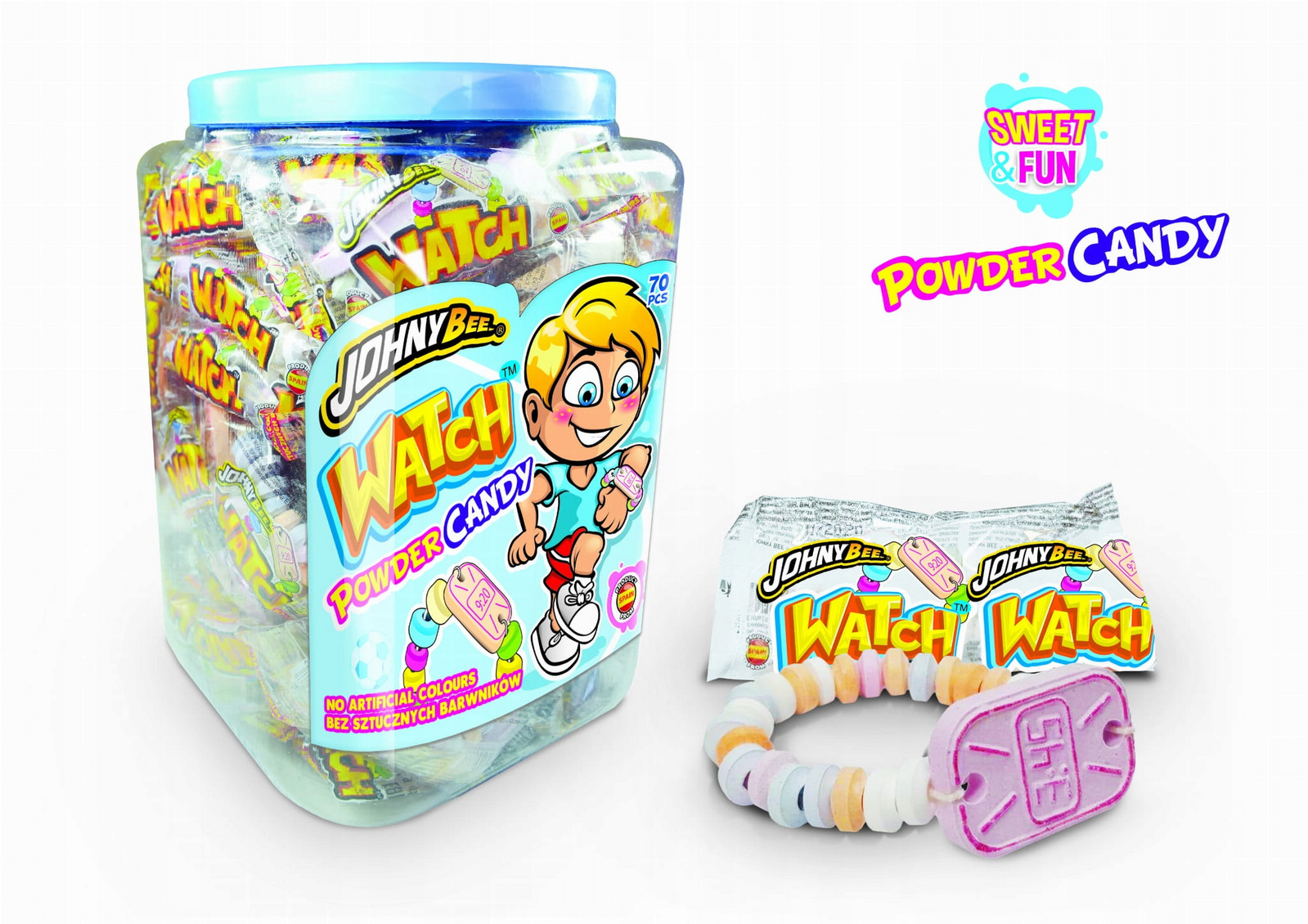 Johny Bee Watch Komprimát Hodinky 70ks