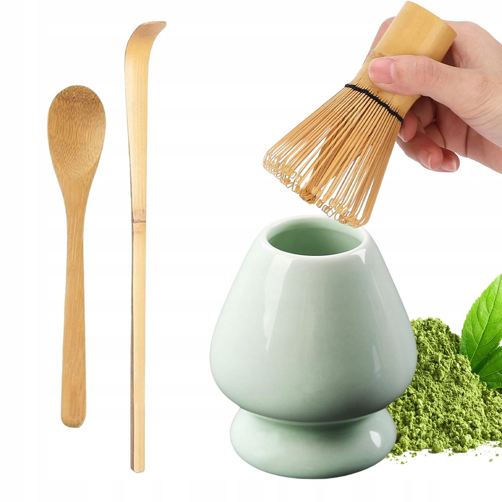 Bambusová šlehací metla Chasen Metla na matchu Matcha 4v1 Sada