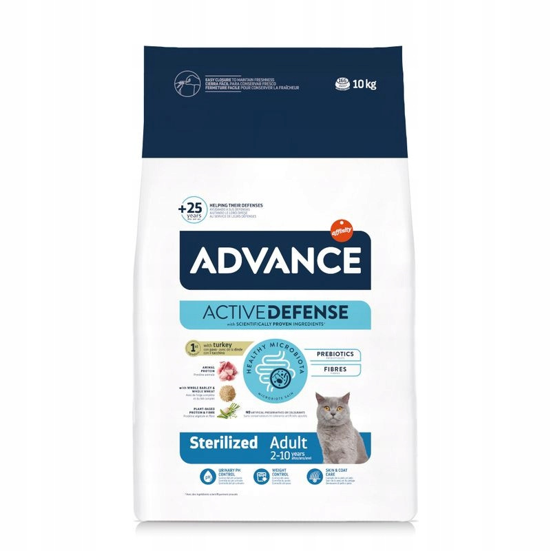 Affinity Advance Cat Sterilized, krmivo pro sterilizované kočky 10 kg