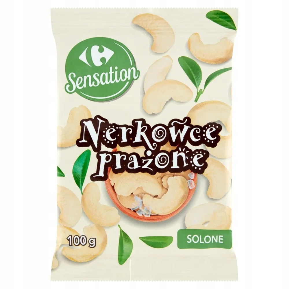 Kešu oříšky solené Carrefour 100 g 7ks