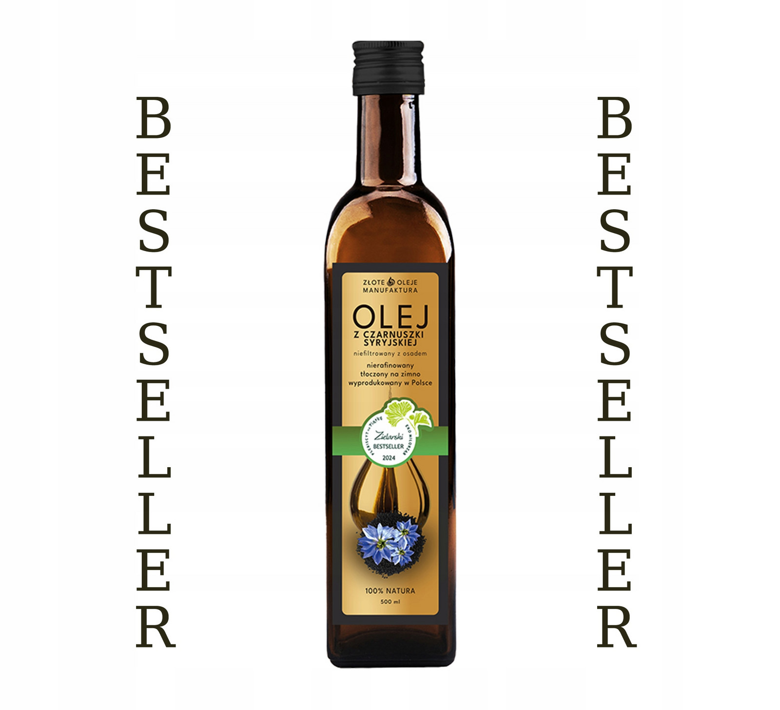 Olej z Černuchy syrské 500 ml 100% Zlaté Oleje