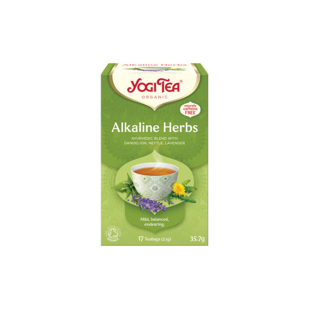 Čaj Zásadité bylinky 17 sáčků 35,7 g BIO   YOGI TEA