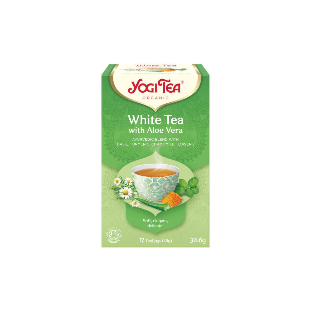 Čaj bílý s aloe vera 17 sáčků 30,6 g BIO   YOGI TEA