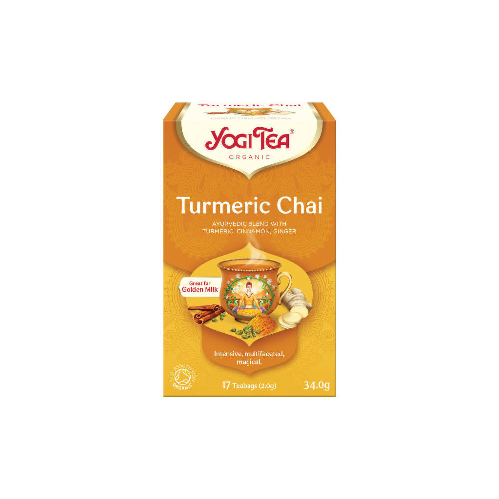Čaj Turmeric chai 17 sáčků 34 g BIO   YOGI TEA