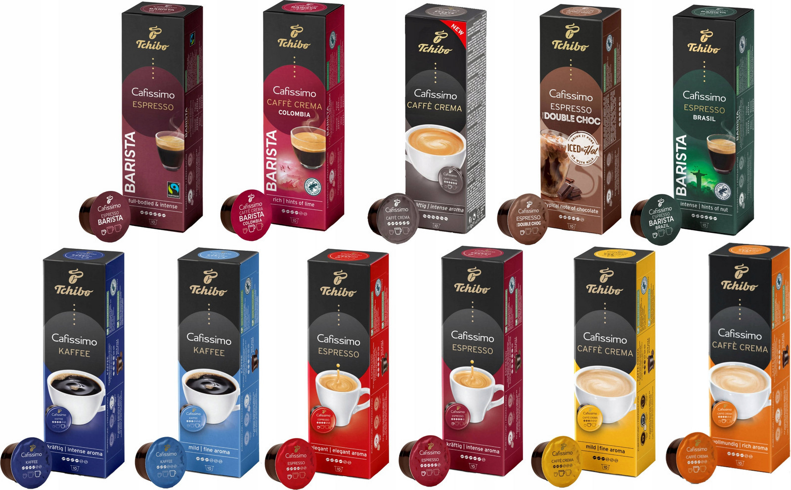 Kapsle Tchibo Cafissimo Set káva 11x10 Set