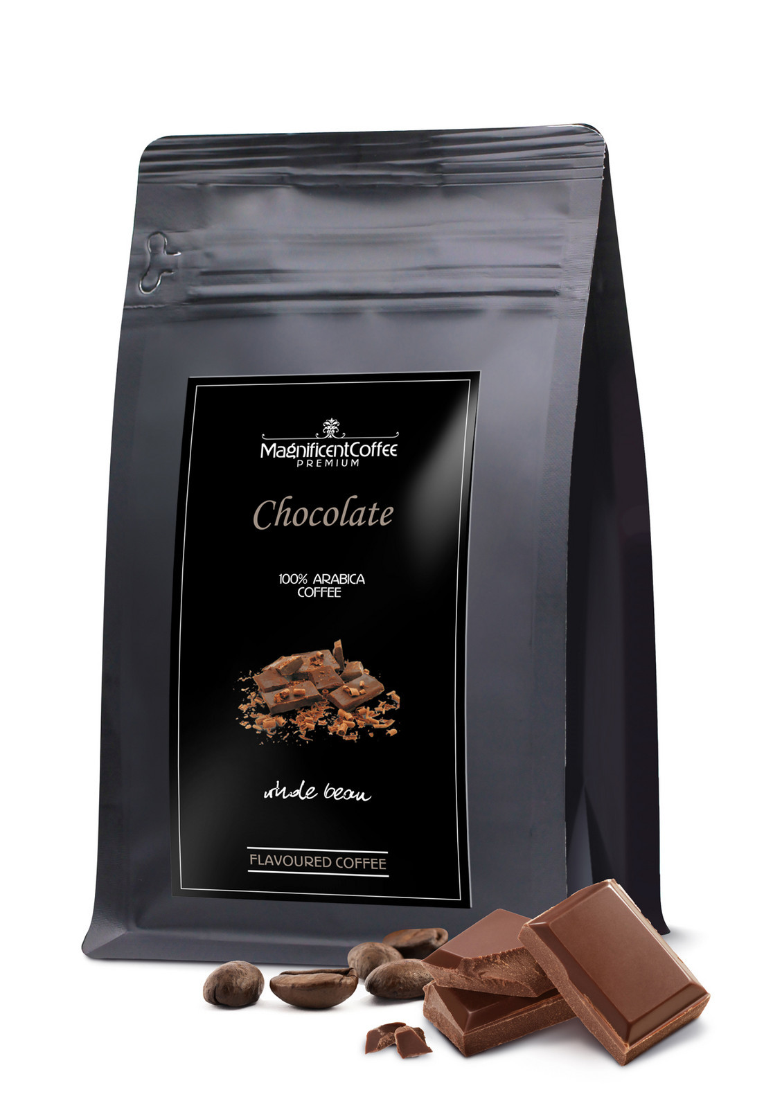 Káva zrnková ochucená 1kg Čokoláda 100% Arabika