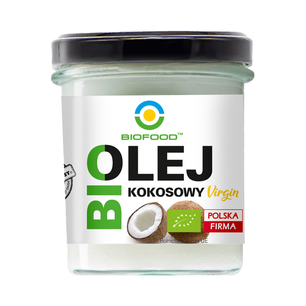 Bio Food Kokosový olej nerafinovaný Virgin Bio 260 ml Set: 6 ks