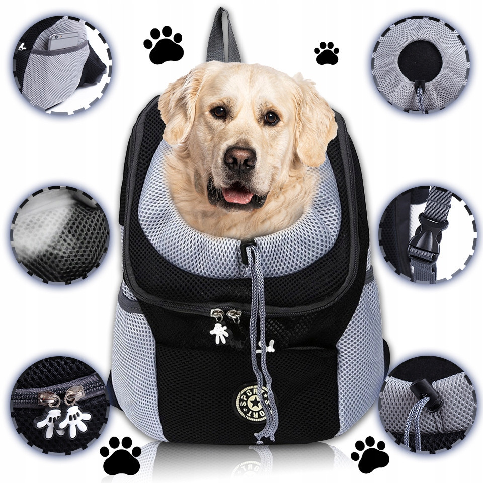 Batoh Pro Kočky Psa Přepravka Bezpečnostní Taška M