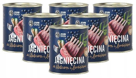 Jd Junior mokré Jehněčí sleď 6x800g +dárek