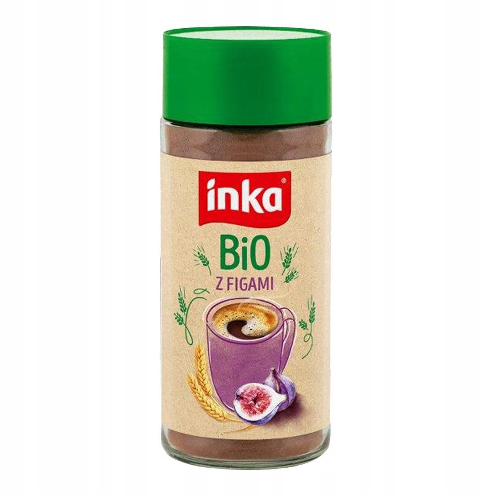 Inka Káva rozpustná káva s fíky Bio 100 g Set: 6 ks