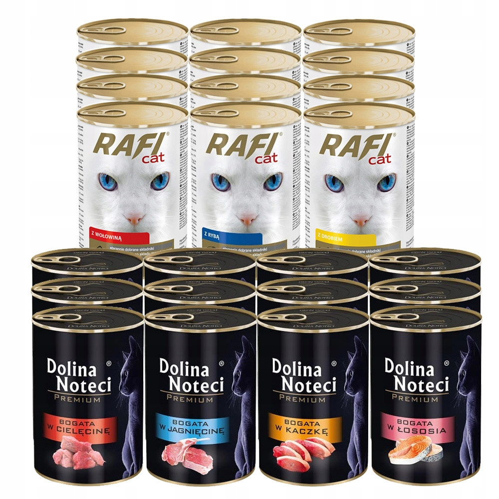 Dolina Noteci Premium Rafi Cat Mix chutí 24x400g