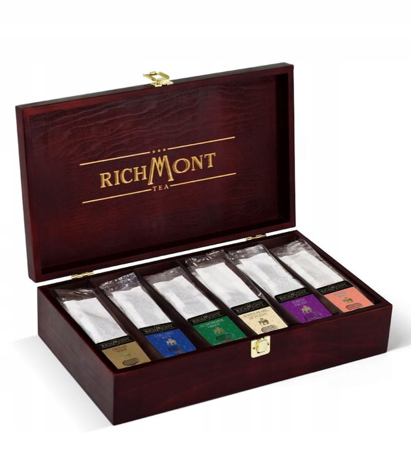 Čaj Richmont Dárková krabička 6 různých příchutí čajů Richmont