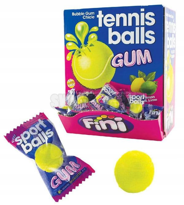 Fini Tennisball Plněné Žvýkačky S Ovocnou Šťávou 200ks