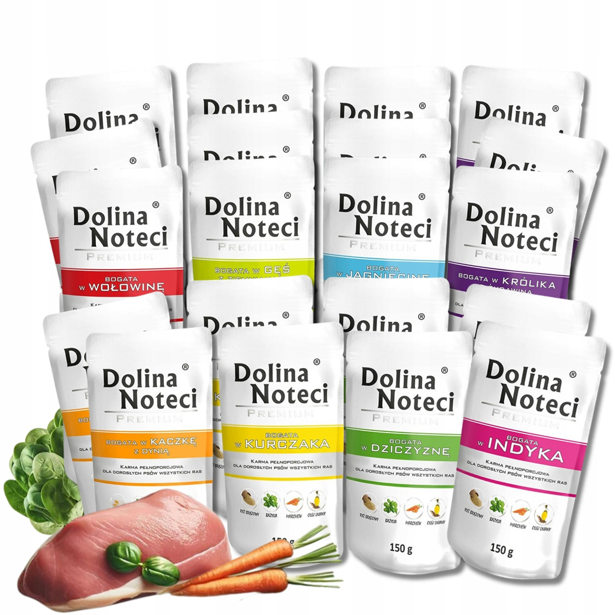 Dolina Noteci Premium MIX Chutí 20x150g Bez Ryb
