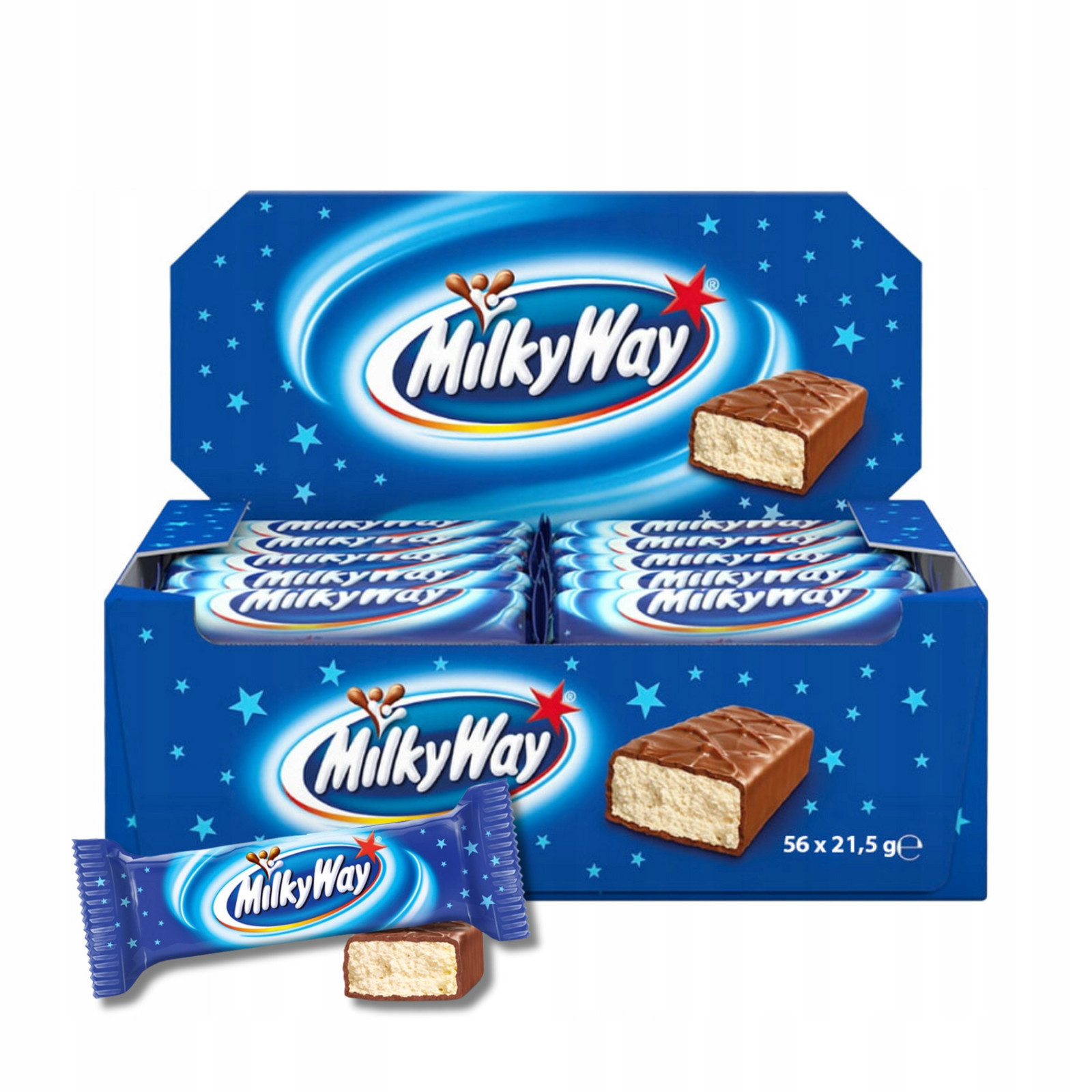 Tyčinka Milky Way s vanilkovou náplní v mléčné čokoládě 21,5gx56 Ks