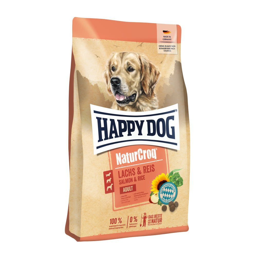Happy Dog NaturCroq Lososová rýže, 11 kg