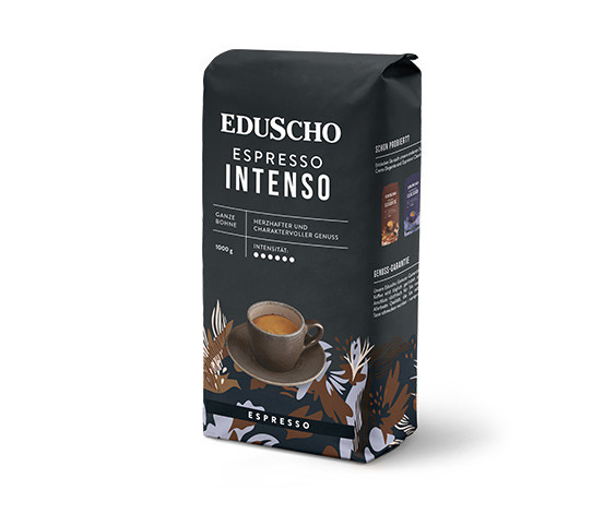 Káva Eduscho Espresso Intenso 1 kg. Dovoz z Rakouska