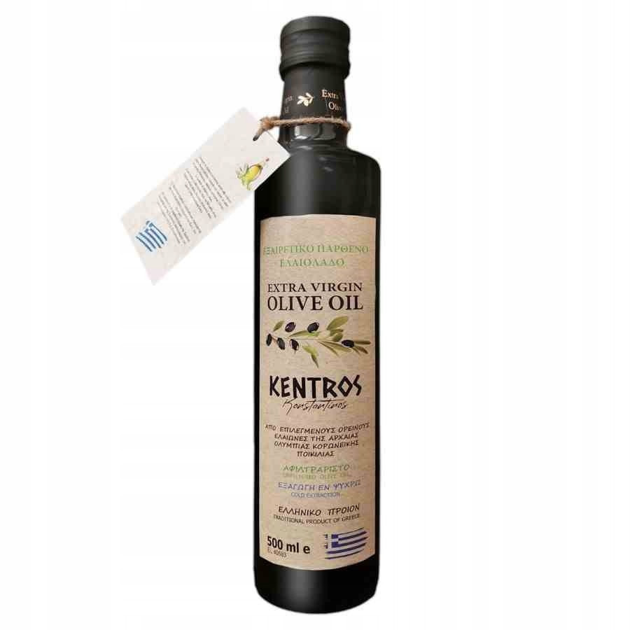 Řecký extra panenský olej, nefiltrovaný Kentros, 500ml