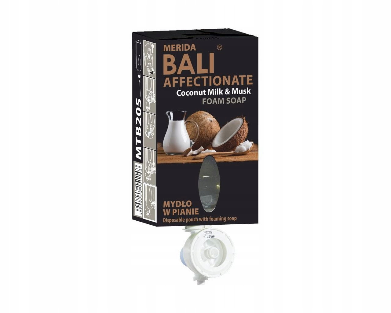 Pěnové mýdlo Merida Bali Affectionnate 700 g 1 Ks