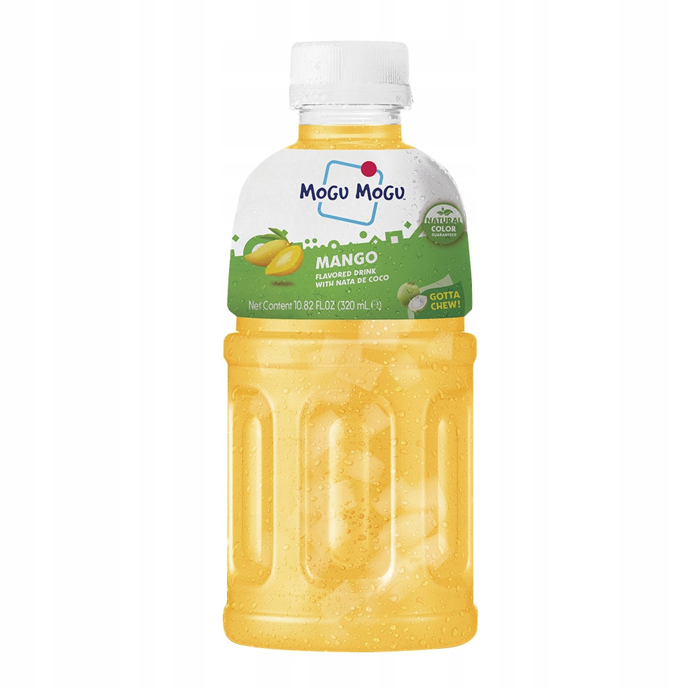Mogu Mogu Nápoj s příchutí manga a kokosovým želé 320 ml Set: 24 ks