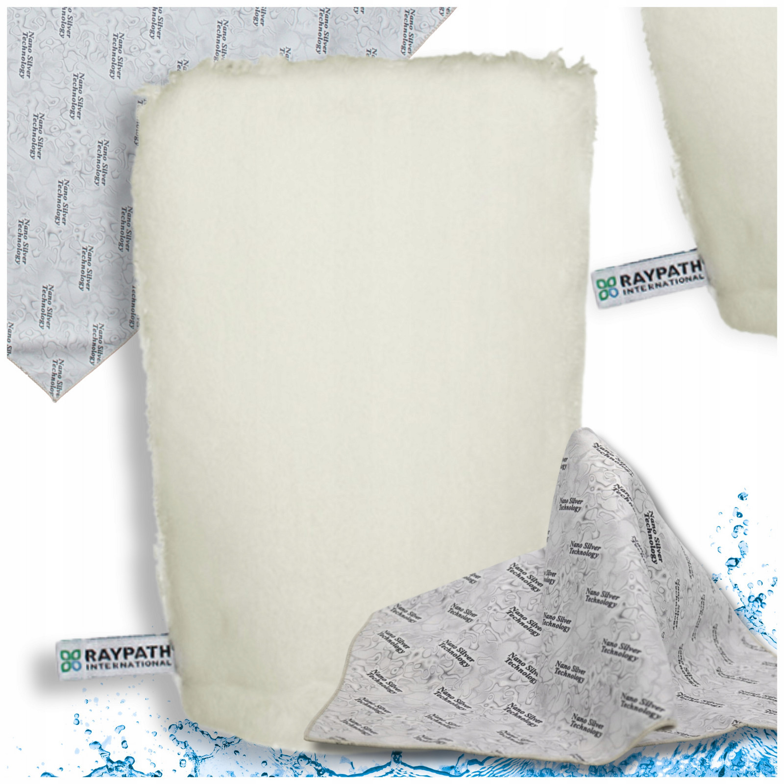 Raypath sada Čistící rukavice Bílá M Sunbeam Šedá Čalounění