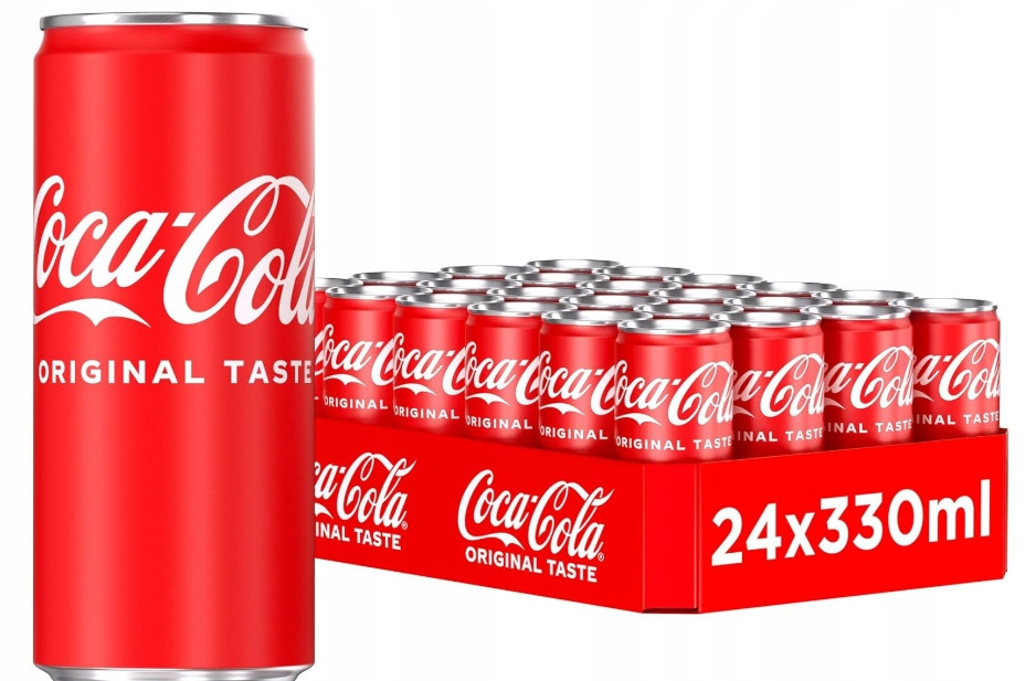 Sycený nápoj coca cola 24x330 ml